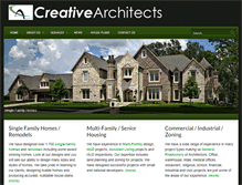 Tablet Screenshot of creative-architect.com